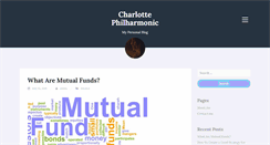 Desktop Screenshot of charlottephilharmonic.org